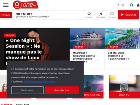 'onefm.ch' screenshot