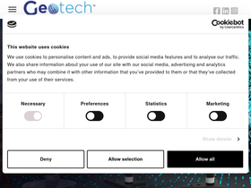 geotech.gr homepage screenshot