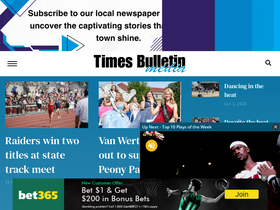 'timesbulletin.com' screenshot