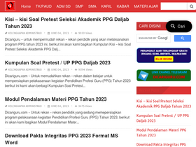 'dicariguru.com' screenshot