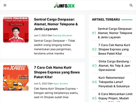 'infojek.com' screenshot