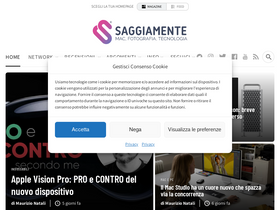 'saggiamente.com' screenshot