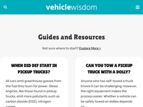 'vehiclewisdom.com' screenshot