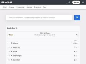 'njpga.bluegolf.com' screenshot