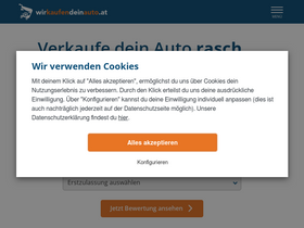 'wirkaufendeinauto.at' screenshot