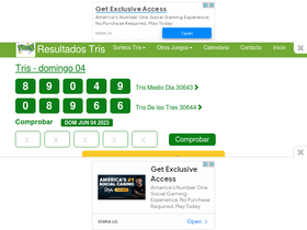 'resultadostris.com' screenshot