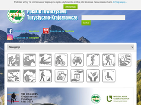 'gtj.pttk.pl' screenshot