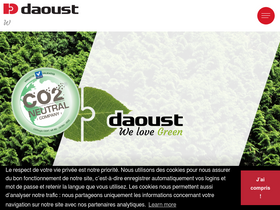 'daoust.be' screenshot