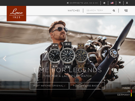 'laco-watches.com' screenshot