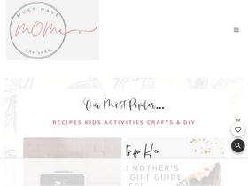 'musthavemom.com' screenshot