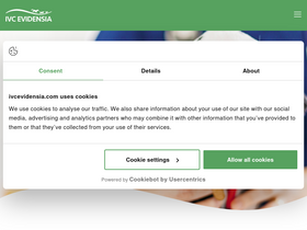 'ivcevidensia.com' screenshot