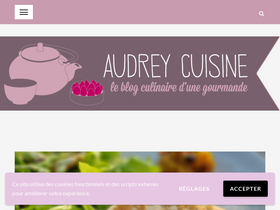 'audreycuisine.fr' screenshot