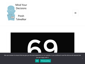 'mindyourdecisions.com' screenshot