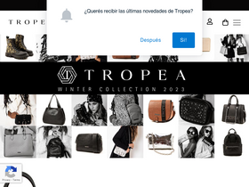 'tropea.com.ar' screenshot