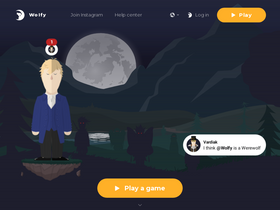 'wolfy.net' screenshot