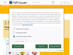 'hifi-tower.co.uk' screenshot