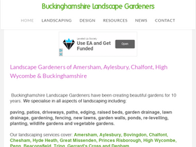 'buckinghamshirelandscapegardeners.com' screenshot