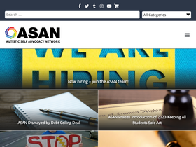 'autisticadvocacy.org' screenshot