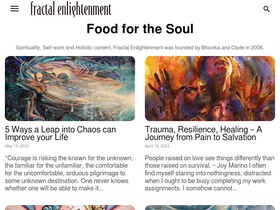 'fractalenlightenment.com' screenshot