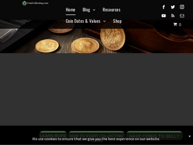 'coincollecting.com' screenshot