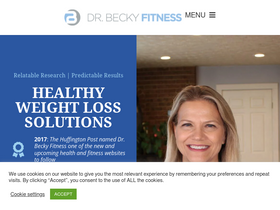 'drbeckyfitness.com' screenshot
