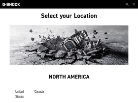 'g-shock.eu' screenshot