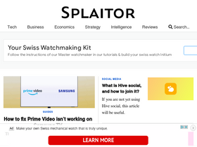 'splaitor.com' screenshot