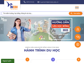 'duhocvinedu.edu.vn' screenshot