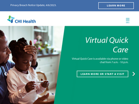 'chihealth.com' screenshot