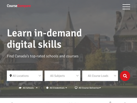 'coursecompare.ca' screenshot