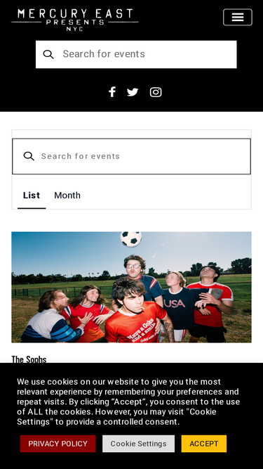 mercuryeastpresents.com