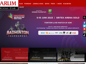 'pbdjarum.org' screenshot