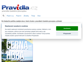 'pravidla.cz' screenshot
