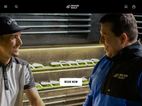 Wham Golf homepage screenshot