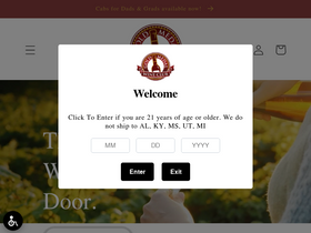 Gold Medal Wine Club homepage screenshot