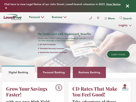 'lowellfive.com' screenshot