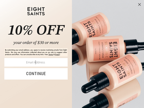 'eightsaintsskincare.com' screenshot