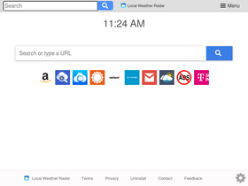 'hlocalweatherradar.co' screenshot