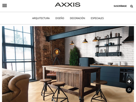 'revistaaxxis.com.co' screenshot