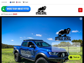 'offroadanimal.com.au' screenshot