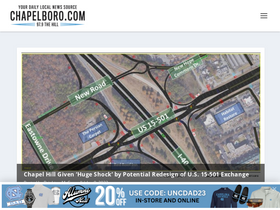 'chapelboro.com' screenshot