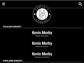 'koncertyw.pl' screenshot