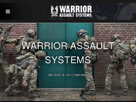 'warriorassaultsystems.com' screenshot