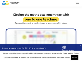 'thirdspacelearning.com' screenshot