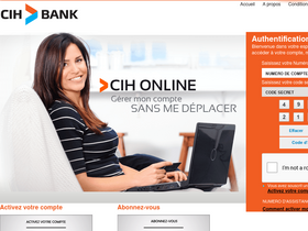 'cihnet.co.ma' screenshot