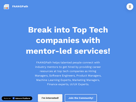 'faangpath.com' screenshot