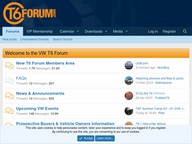 't6forum.com' screenshot