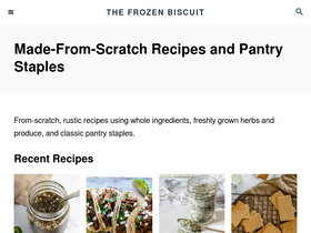 'thefrozenbiscuit.com' screenshot