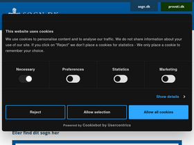 'sogn.dk' screenshot