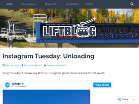'liftblog.com' screenshot
